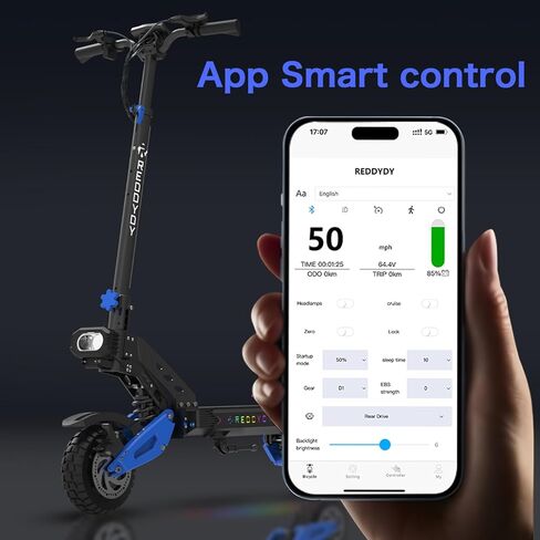 RD2 Dual Motor Off Road Electric Scooter للبالغين-50 ميل في الساعة ، نطاق 55 ميل ، ذروة 5000 واط ، إطارات 10.5 بوصة ، UL2272 معتمد in Saudi Arabia