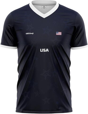 USA National Team Football/Soccer Jersey 2026 (V-Neck, Home and Away) in Saudi Arabia