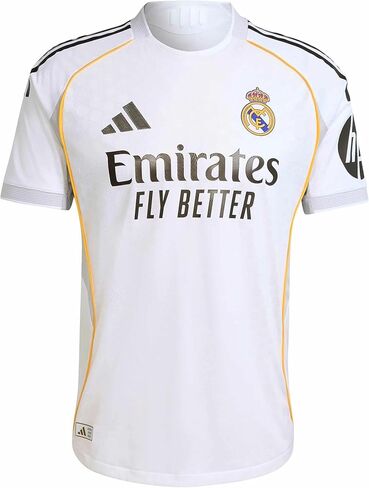 adidas Men's Real Madrid Home Authentic Match Soccer Jersey 25/26 in Saudi Arabia