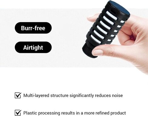 3Pcs Plastic Air Pneumatic Mufflers, Black 1" Male Thread Compressor Exhaust Silencer Fitting for Industrial Grade Air Compressor Tools, Automotive Workshop Air Valve Cylinder in Saudi Arabia