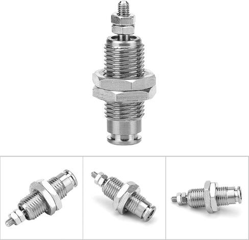 Garosa CJPB Series Miniature Pneumatic Air Cylinder Single Acting Needle Shape Bolt Bore Precision Positioning Device for Industrial Automation, Model CJPB6*15 in Kuwait