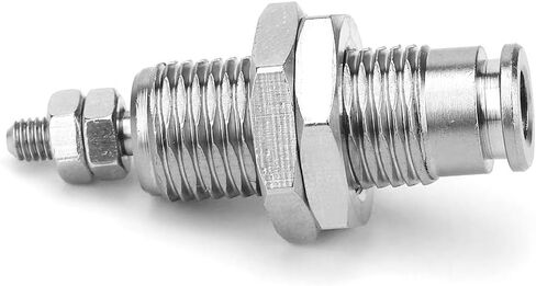 Garosa CJPB Series Miniature Pneumatic Air Cylinder Single Acting Needle Shape Bolt Bore Precision Positioning Device for Industrial Automation, Model CJPB6*15 in Kuwait