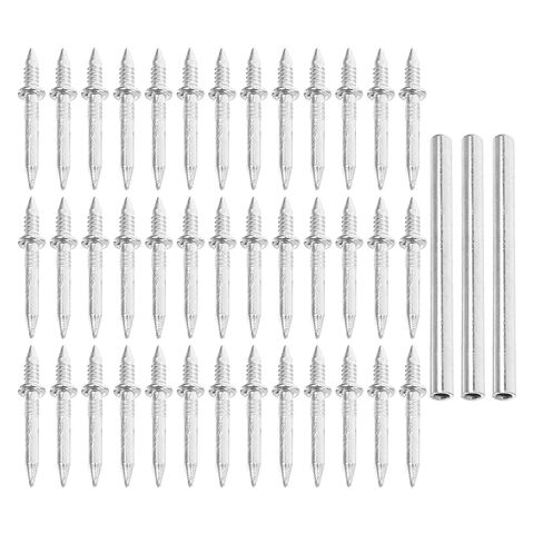 jojofuny 300pcs Double Head Skirting Nails Seamless Invisible Nails with Specific Sleeve Tools for Skirting Trim Installation Baseboard Acoustic Panels Stairway Furniture in Saudi Arabia