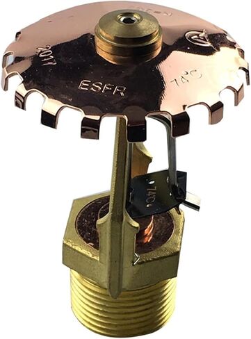 1pcs DN25mm Pendent Sprinkler, 1 Inch Fast Response 74°C Fusible Alloy Fire Head in Kuwait