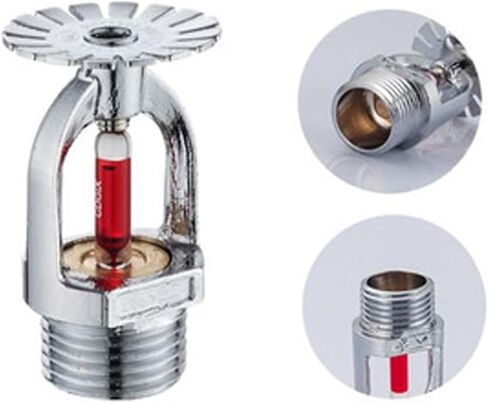 5Pcs 1/2" DN15 Brass Pendent Fire Sprinkler - 68°C Protection System in Kuwait