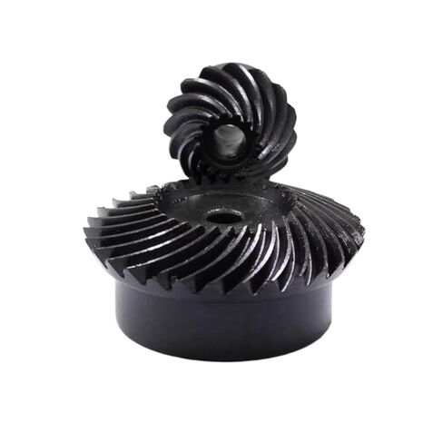 1Set 45# Steel 2M 15T to 60T Spiral Bevel Gear M2 Modulus 1:4 90° Differential Gear Same Ratio Diameter 8mm to 12mm Hole in Saudi Arabia
