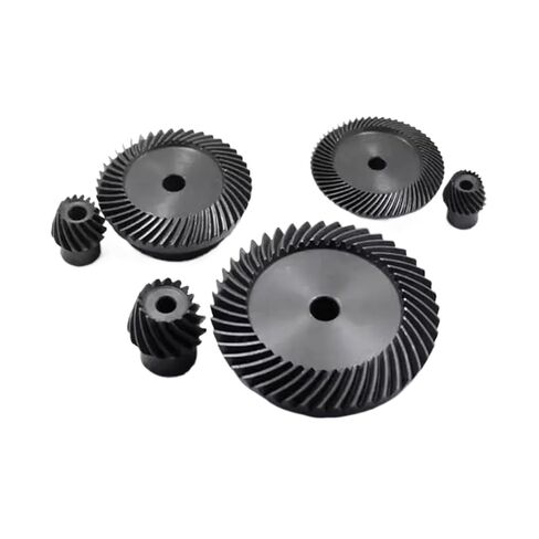 1Set 45# Steel 2M 15T to 60T Spiral Bevel Gear M2 Modulus 1:4 90° Differential Gear Same Ratio Diameter 8mm to 12mm Hole in Saudi Arabia