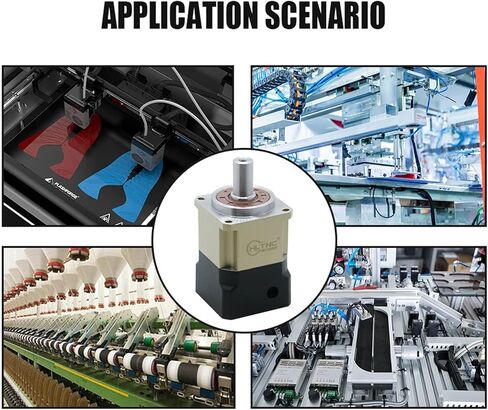 مخفض تروس حلزوني كوكبي PGH60-L1SW/L2SW 14/16 مم محور لـ 57 محرك متدرج أو 60 مؤازرة بنسبة دقة عالية من 3 إلى 100 (10، مناسب لـ 57 متدرج) in Kuwait