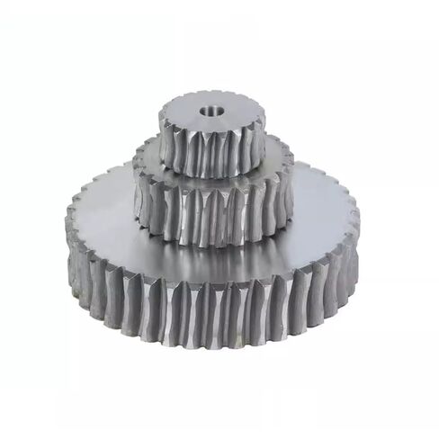 1PCS 2 Modulus 30 Teeth Reducer Worm Gear Process Hole and 2M Worm Rod Transmission Ratio 1:30 45# Steel for CNC Parts in Kuwait