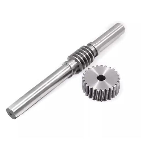 1PCS 2 Modulus 30 Teeth Reducer Worm Gear Process Hole and 2M Worm Rod Transmission Ratio 1:30 45# Steel for CNC Parts in Kuwait