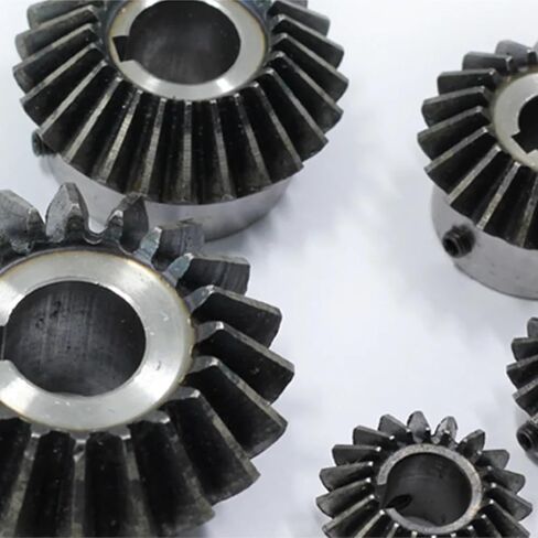 Bevel Gear 1.5M 20Teeth Inner Hole 8/10/12/14/15/16mm 90 Degrees Meshing Angle Steel Gears Screw Hole M5(8mm,10pcs 1.5M20T) in Kuwait