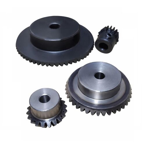1:2 Bevel Gear 2.5M 20 Teeth +40 Teeth Inner Hole 12mm 90 Degree Drive Commutation Steel Gears Screw M5 in Kuwait
