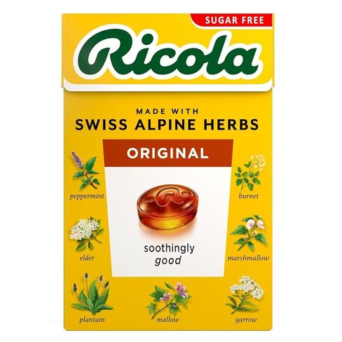 Ricola Original Sugar Free Sweetened with Stevia 45g in Saudi Arabia