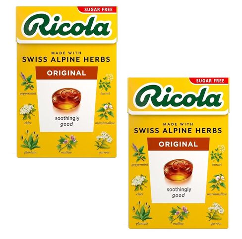 Ricola Original Sugar Free Sweetened with Stevia 45g in Saudi Arabia