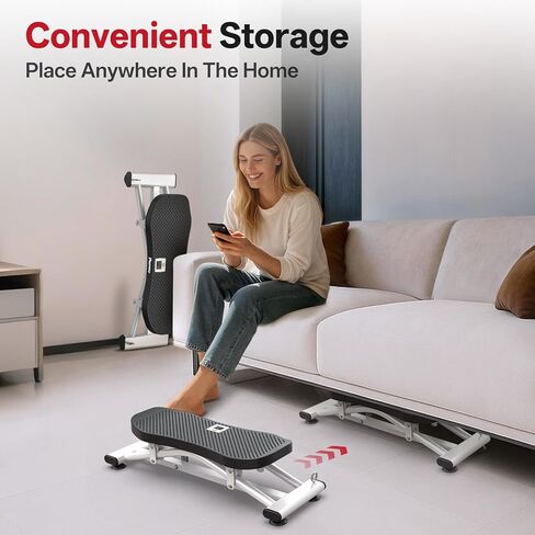 لوح التوازن من باسيو للبالغين، جهاز روك ستيبر للتمرين في المنزل، محاكاة آلة التزلج مع شريط مقاومة وشاشة LCD، سعة وزن 330 رطل، مدرب توازن التزلج لكامل الجسم in Kuwait