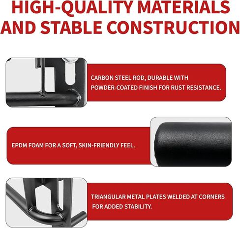 MARLANG Upgrade Single Split Squat Leg Roller Nordic Curls Attachment Bicep Curls Spider Curls Machine for Power Rack,Bulgarian Split Squat for Workout Equipment Home Gym Accessories in Kuwait