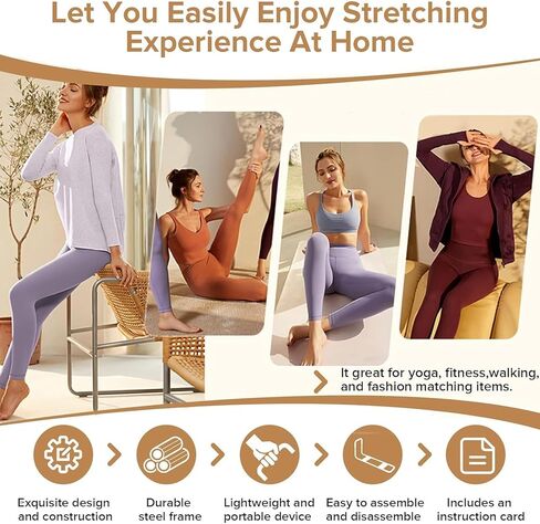 نقالة أوتار الركبة قابلة للتعديل لتمديد الركبة وتخفيف الألم - جهاز نقالة متعدد الوظائف للساق والساق والورك وأسفل الظهر، وتخفيف الضغط ومعدات التمارين البدنية للمرونة والتمرين in Kuwait