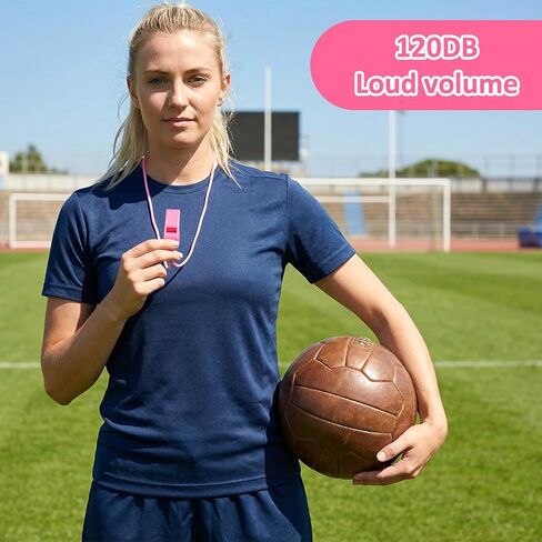 3 حزم صفارة وردية، صفارة للمعلمين مع حبل، صفارات بلاستيكية وردية عالية النبرة للمدربين، صفارات للسلامة في حالات الطوارئ في الهواء الطلق، تدريب الكلاب، الرياضة، هدايا الحفلات in Saudi Arabia