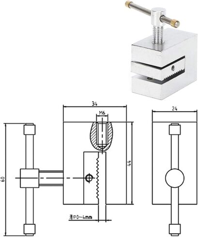 500N Straight Single Tooth Clamp Stainless Steel Push-Pull Force Fixture for Tensile Tester in Kuwait