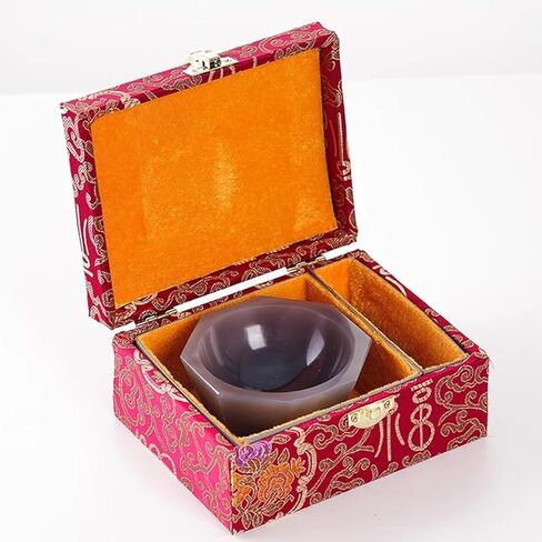 Agate Mortar and Pestle Set, Natural Agate Grinding Bowl with Deep Interior, 7.2-7.5 Hardness Use for Laboratory Efficient Grinding & Mixing in Saudi Arabia