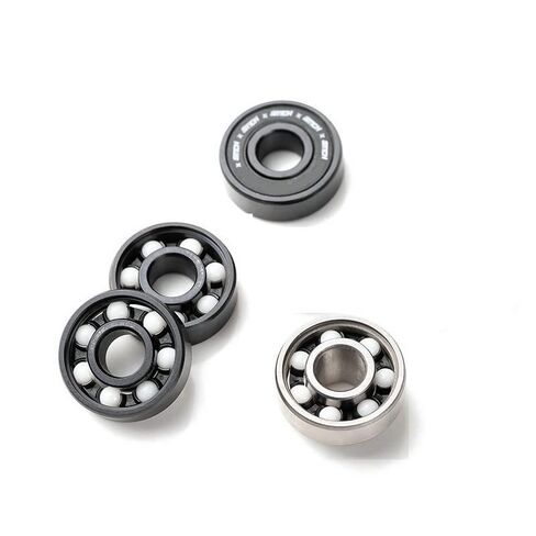 100pcs 608RS Hybrid Ceramic Bearings 8x22x7mm White Ball Bearing for Scooters for Roller Skates in Saudi Arabia
