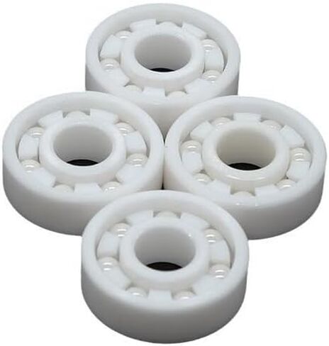 Full Ceramic 608 Bearing ZrO2/Si3N4 Inline Speed Skates Bearings 7 Beads 608RS Fast Bering(16 pcs White Ceramic) in Saudi Arabia