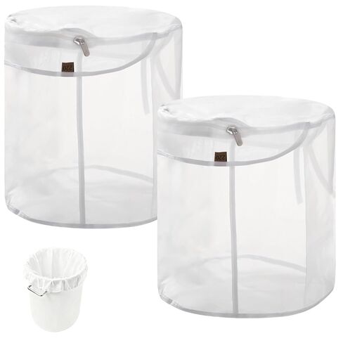 2 Pcs Nylon Filter Bags, 2 Gallon, 220 Micron Fine Mesh Strainer Bag, Reusable Food-Safe Liquid Filter Bag, All-Purpose Filter Bag for Home Brew, Paint, Aquarium in Kuwait