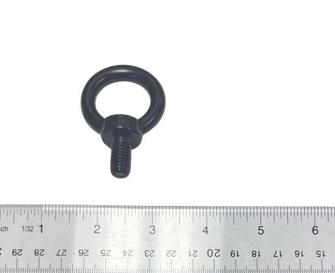 US STAINLESS Black Stainless Steel 316 3/8" Lifting Eye Bolt 3/8" UNC Marine Grade Pitch of 16 in Saudi Arabia