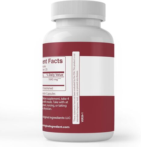 Pure Original Ingredients Reishi Mushroom, (100 Capsules) Always Pure, No Additives Or Fillers, Lab Verified in Saudi Arabia