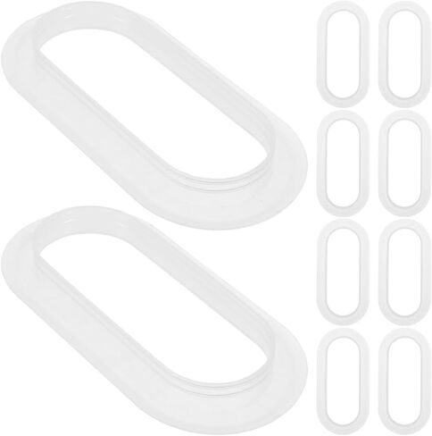 10 قطع من مقابض الحمل شديدة التحمل متعددة الأغراض لنقل الصناديق، حامل حزام لاصق شفاف للكرتون المقوى، تصميم مريح للرفع والتخزين بشكل مريح in Kuwait