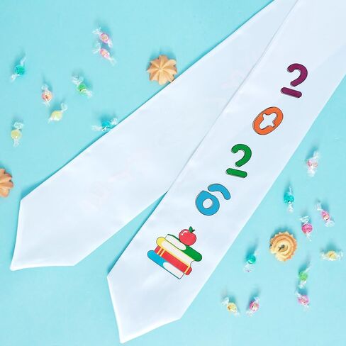 Fumwase Kindergarten Graduation Sash of 2025 Unisex Preschool Graduation Stole Class with Colorful Word in Saudi Arabia