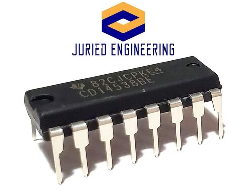 CD14538BE CD14538B CD14538 CMOS Dual Precision Monostable Multivibrator Breadboard-Friendly IC DIP-16 (Pack of 10 in Saudi Arabia