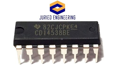CD14538BE CD14538B CD14538 CMOS Dual Precision Monostable Multivibrator Breadboard-Friendly IC DIP-16 (Pack of 10 in Saudi Arabia