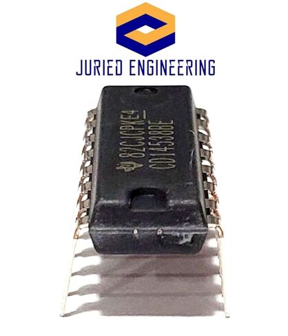 CD14538BE CD14538B CD14538 CMOS Dual Precision Monostable Multivibrator Breadboard-Friendly IC DIP-16 (Pack of 10 in Saudi Arabia