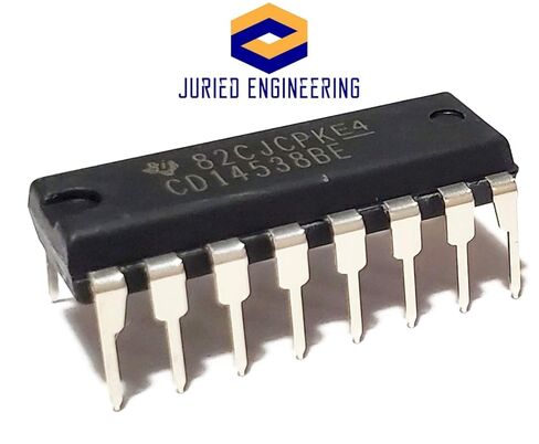 CD14538BE CD14538B CD14538 CMOS Dual Precision Monostable Multivibrator Breadboard-Friendly IC DIP-16 (Pack of 10 in Saudi Arabia