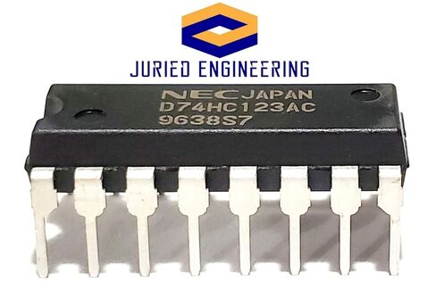 D74HC13AC CD74HC123E CD74HC123 74HC123 74123 High Speed CMOS Logic Dual Retriggerable Monostable Multivibrators with Reset Breadboard-Friendly IC DIP-18 (Pack of 10) in Saudi Arabia