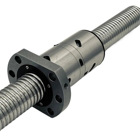 1PCS C5 Machined Ballscrew DFU2005 with Double Ball Nut for CNC Parts rm2005 Ball Screw(1550mm) in Kuwait