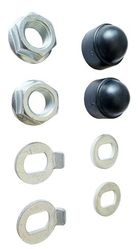 14 mm Electric Scooter Wheel Hub Motor Nut Set, for Electric Bicycles/Electric Scooters, Includes Hook Washer + Torque arm Washer, Suitable for high-Speed Motors in Saudi Arabia