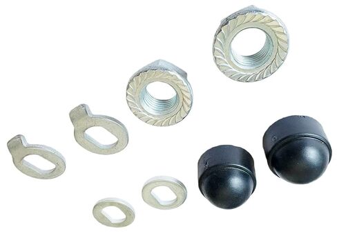14 mm Electric Scooter Wheel Hub Motor Nut Set, for Electric Bicycles/Electric Scooters, Includes Hook Washer + Torque arm Washer, Suitable for high-Speed Motors in Saudi Arabia