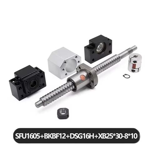 Parts RM / SFU1605 Set Rolled Ball Screw end machined+Flange nut+housing dsg16h+BKBF/EKEF/FKFF12 end Support+Coupler(800mm) in Saudi Arabia