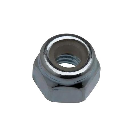 3/8 in.-16 Zinc Plated Bolt Nylon Lock Nut (10-Pack) in Saudi Arabia
