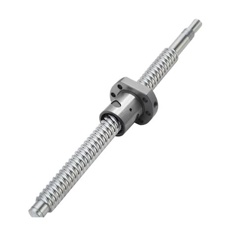 SFU1605 SFU1610 16mm C7 Rolled Ballscrew with Single Nut End Machined 200 300 500 700 800 1000mm for CNC Engraver Router(SFU1610,550mm) in Kuwait