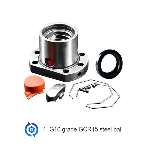 1Pcs 16mm Lead 10mm 1610 CNC Rolled BallScrew with SFU1610 Single Nut + BKBF12 End Support + DSG16H Housing + Coupling(1475) in Saudi Arabia