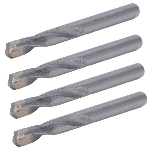 Straight Shank Twist Drill 5mm Tungsten Steel, 10Pcs Engraving Milling Cutter for PCB CNC - High Wear Resistance, Precise Cutting, Multi - Material Use in Saudi Arabia