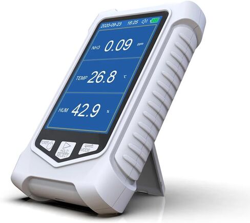 NH3 متر الأمونيا مراقبة جودة الهواء المحمولة كاشف غاز الأمونيا يده NH3 محلل اختبار الغاز جهاز استشعار الأمونيا تنبيه in Kuwait