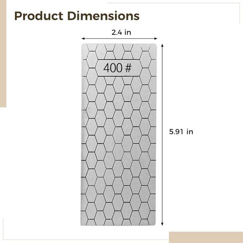 4 Pcs Hone Blades, 400-1200 Grit, Honeycomb Sharpening Stones, for Knife & Chisel with Laser Etching in Kuwait