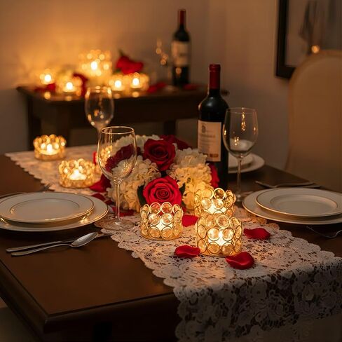 الذهب كريستال الشاي ضوء حاملي الشموع وعاء Tealight حاملي الشموع، اسطوانة الزخرفية الماس نذري شمعة حامل الجدول المركزية الزفاف، حزب، ديكور المنزل in Kuwait