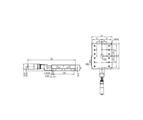 الدقة XY المرحلة LSD-100251CL دليل الموضع المركزي الضبط الدقيق الأصلي in Kuwait
