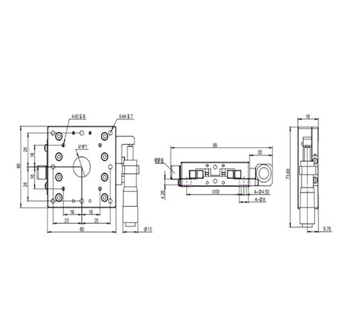 الدقة XY المرحلة LSD-60131R دليل الوضع الصحيح التعديل الدقيق الأصلي in Kuwait