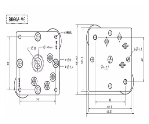 طاولة إمالة دوارة دقيقة BK60A-M6 منصة زاوية دقيقة أصلية in Kuwait